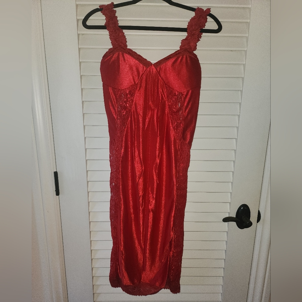 Lingerie Style Midi Dress size Large New